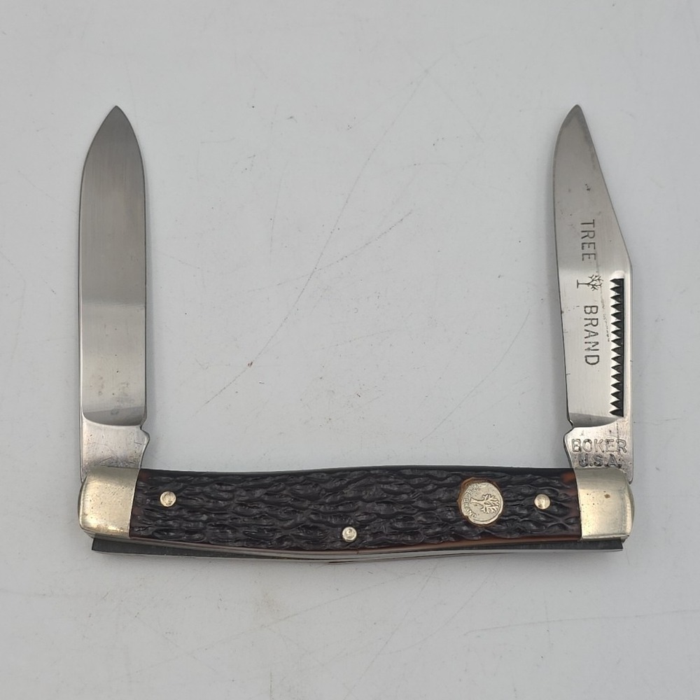 Boker USA Tree Brand 3030 2 Blade Muskrat Excellent Condition
